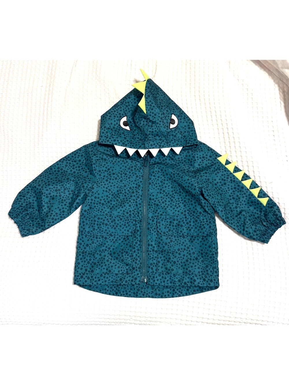 Green Carters dinosaur rain jacket NWOT size 12 months